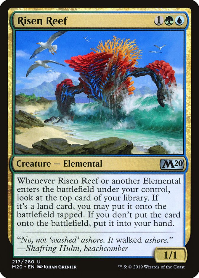 {C} Risen Reef [Core Set 2020][M20 217]