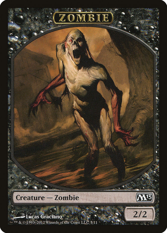 {T} Zombie Token [Magic 2013 Tokens][TM13 005]