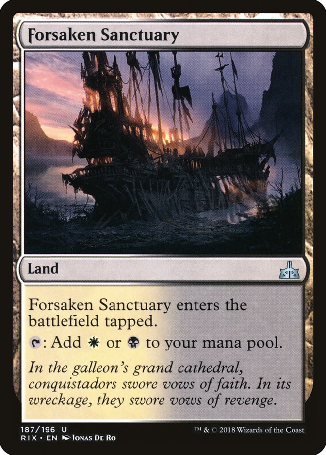 {C} Forsaken Sanctuary [Rivals of Ixalan][RIX 187]