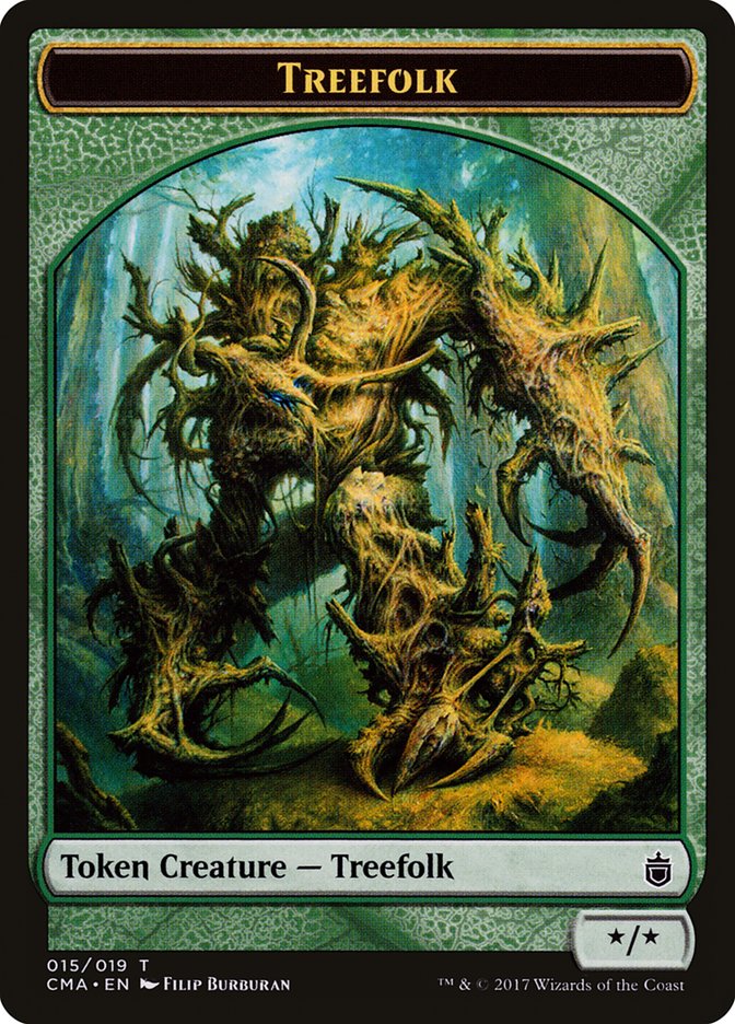 {T} Treefolk Token [Commander Anthology Tokens][TCMA 015]