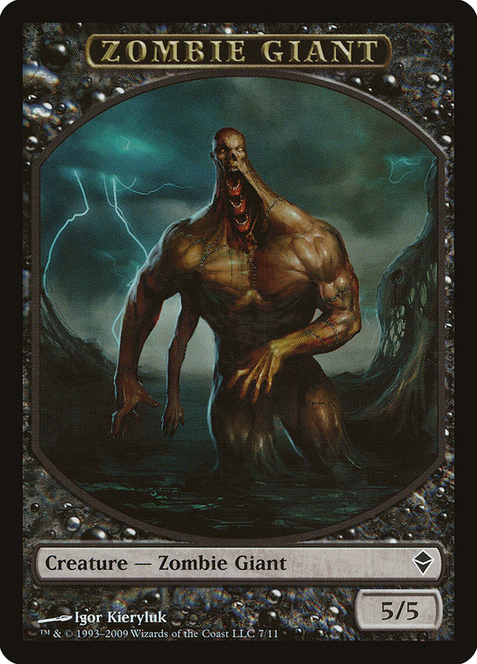 {T} Zombie Giant Token [Zendikar Tokens][TZEN 007]