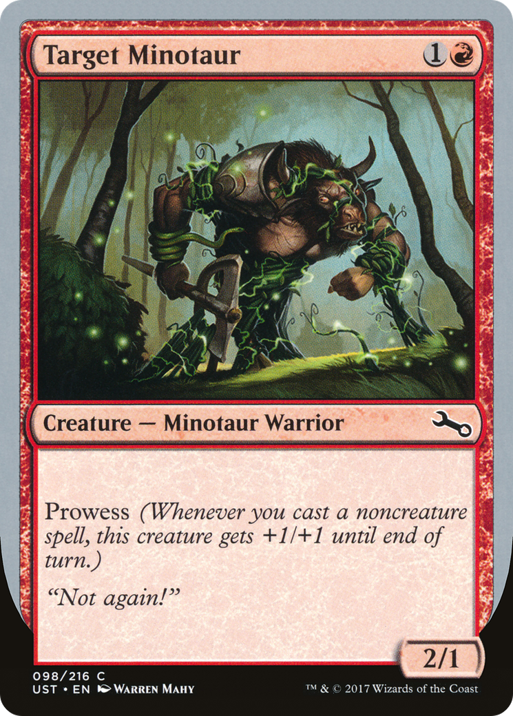 {C} Target Minotaur (Vine Art) [Unstable][UST 98D]