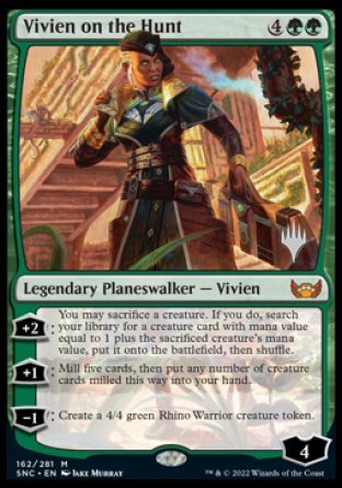 {R} Vivien on the Hunt (Promo Pack) [Streets of New Capenna Promos][PP SNC 162]