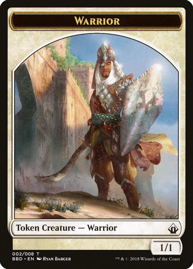 {T} Warrior Token [Battlebond Tokens][TBBD 002]