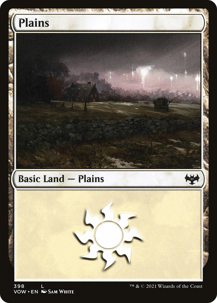 {B}[VOW 398] Plains (398) [Innistrad: Crimson Vow]