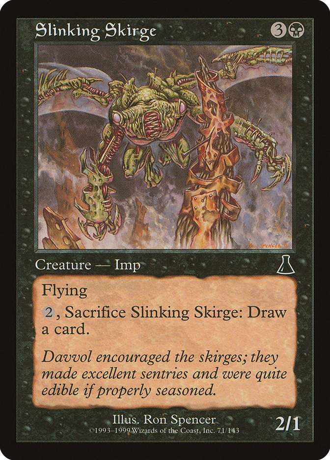 {C} Slinking Skirge [Urza's Destiny][UDS 071]