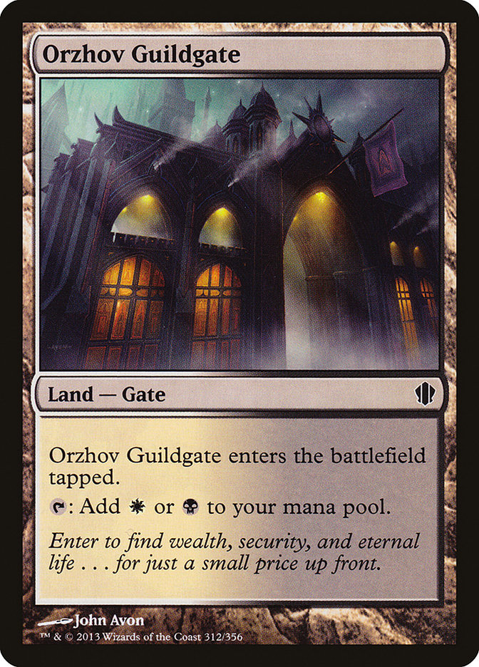 {C} Orzhov Guildgate [Commander 2013][C13 312]