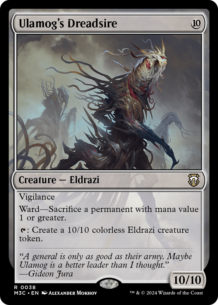 {R} Ulamog's Dreadsire (Ripple Foil) [Modern Horizons 3 Commander][RPF M3C 038]