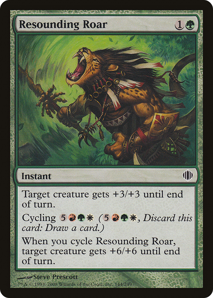 {C} Resounding Roar [Shards of Alara][ALA 144]