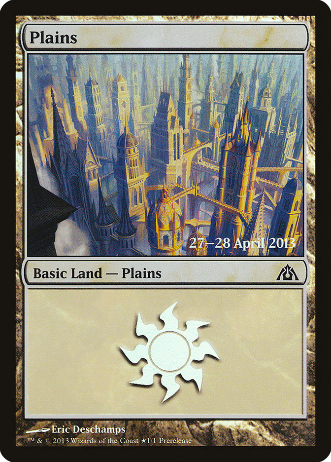 {B}[PR DGM 157] Plains (157) [Dragon's Maze Prerelease Promos]