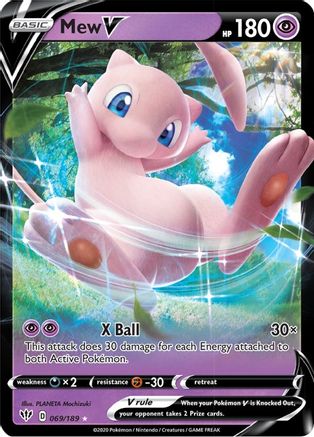 [PKM-R] Mew V (069/189) [Sword & Shield: Darkness Ablaze]