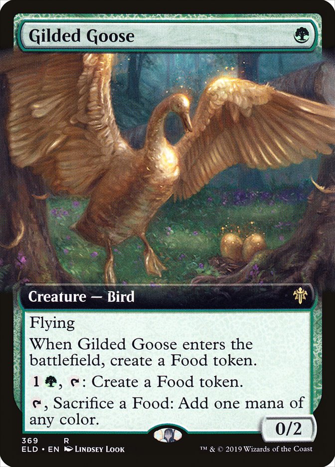 {R} Gilded Goose (Extended Art) [Throne of Eldraine][ELD 369]