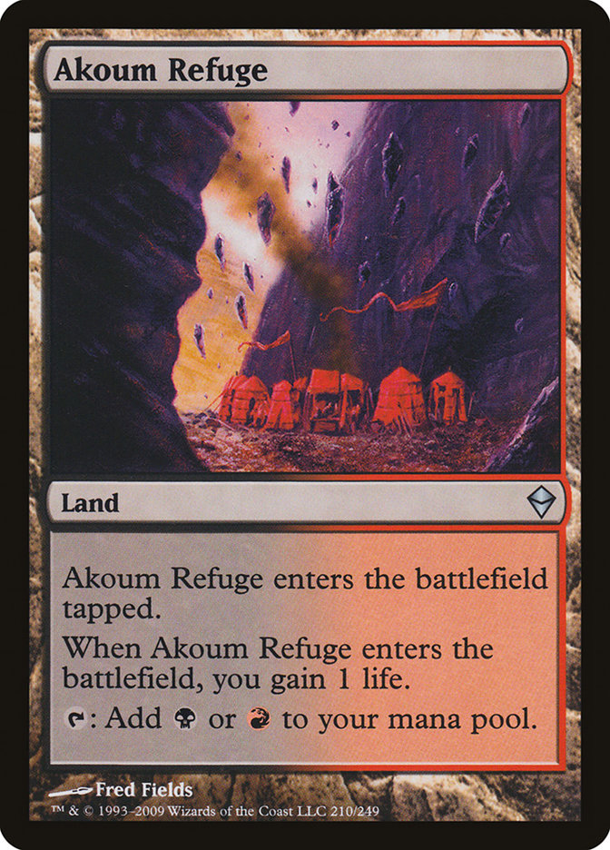 {C} Akoum Refuge [Zendikar][ZEN 210]