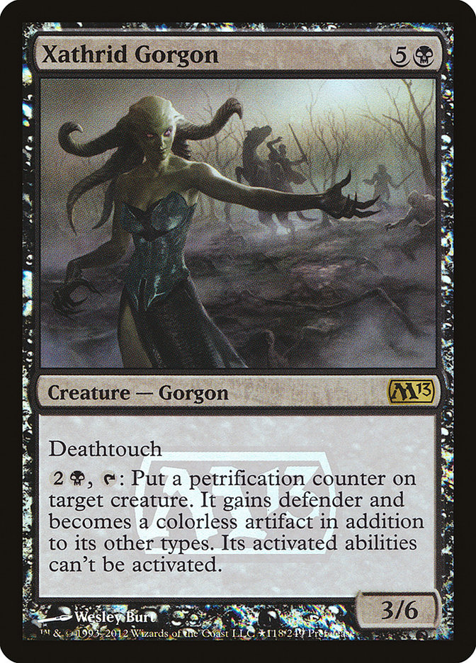 {R} Xathrid Gorgon [Magic 2013 Prerelease Promos][PR M13 118]