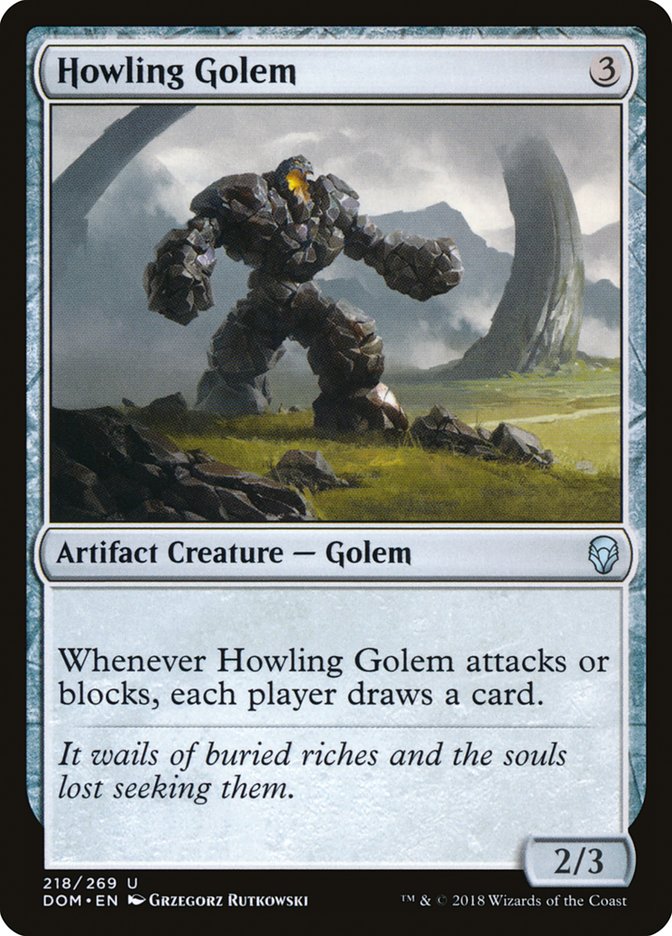 {C} Howling Golem [Dominaria][DOM 218]