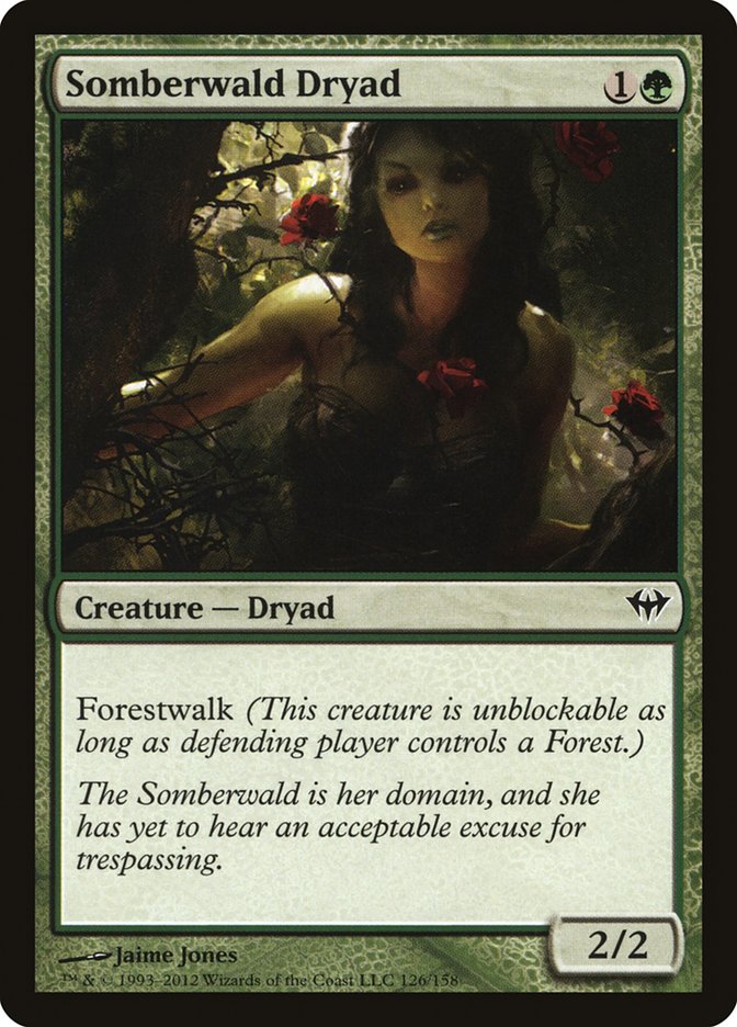 {C} Somberwald Dryad [Dark Ascension][DKA 126]