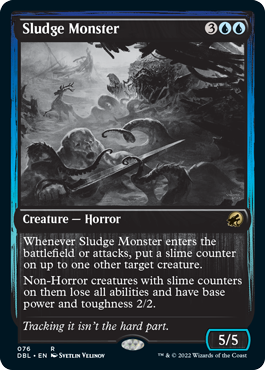 {R} Sludge Monster [Innistrad: Double Feature][DBL 076]