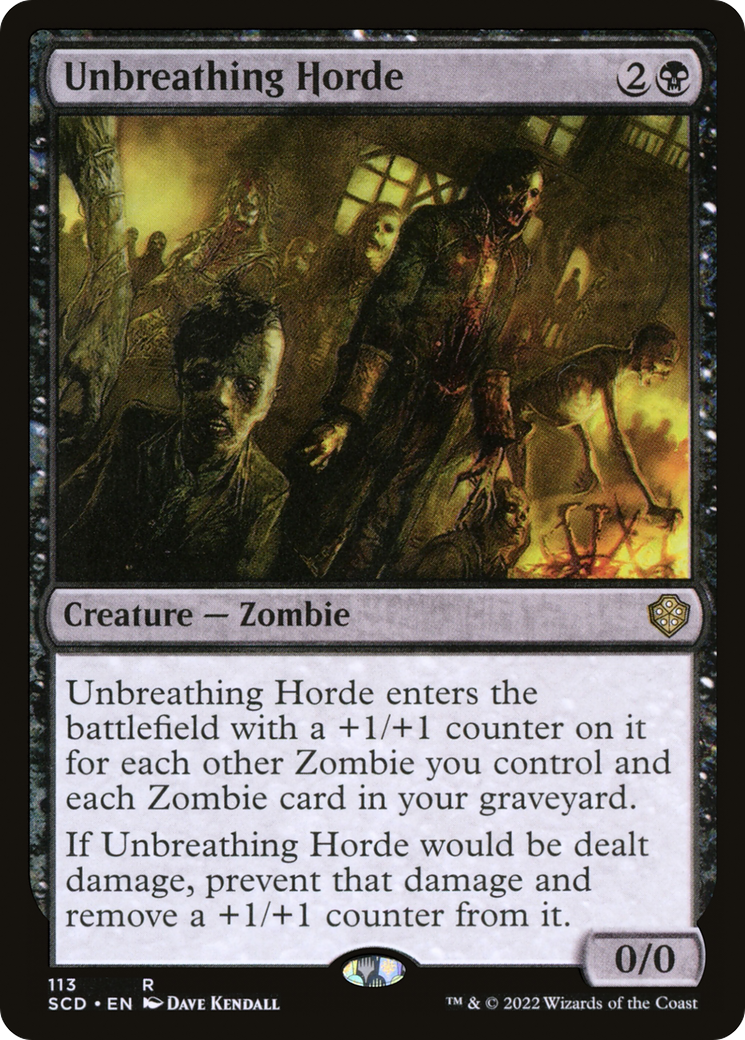 {R} Unbreathing Horde [Starter Commander Decks][SCD 113]