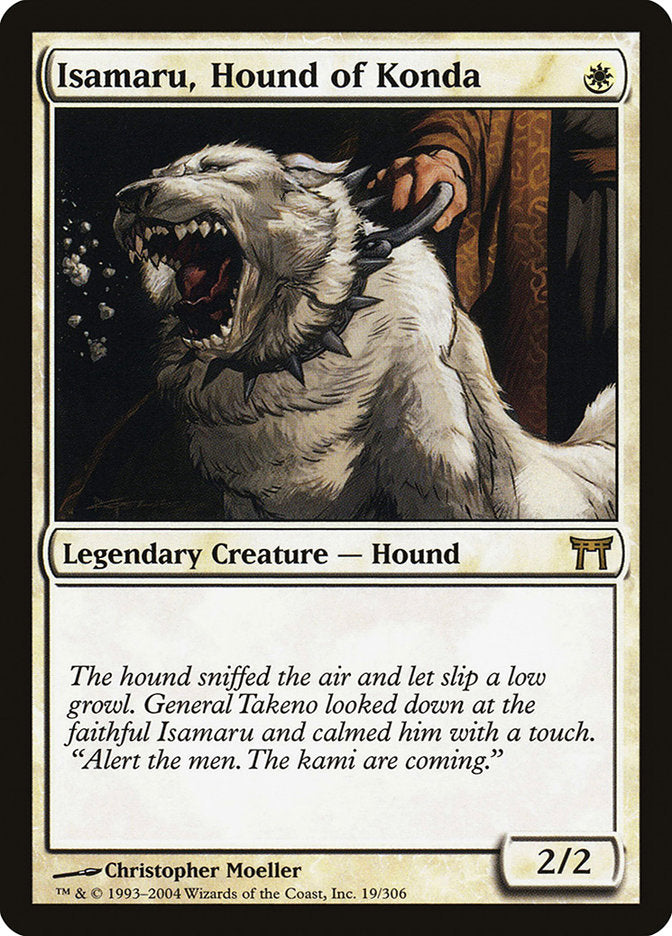 {R} Isamaru, Hound of Konda [Champions of Kamigawa][CHK 019]