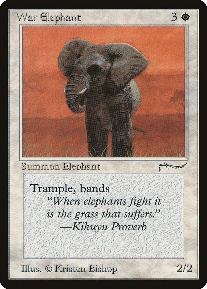 {C} War Elephant (Light Mana Cost) [Arabian Nights][LT ARN 011]