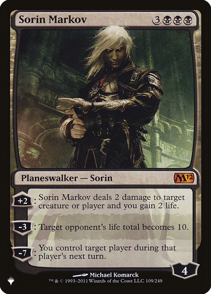 {R} Sorin Markov [The List][LS M12 109]