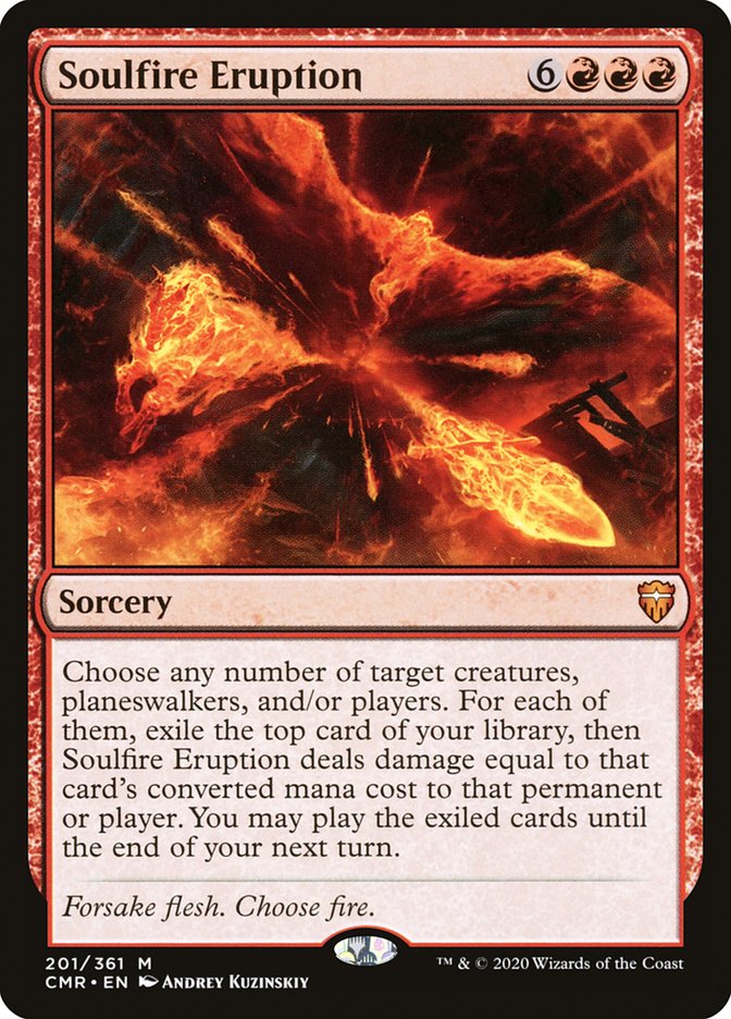 {R} Soulfire Eruption [Commander Legends][CMR 201]