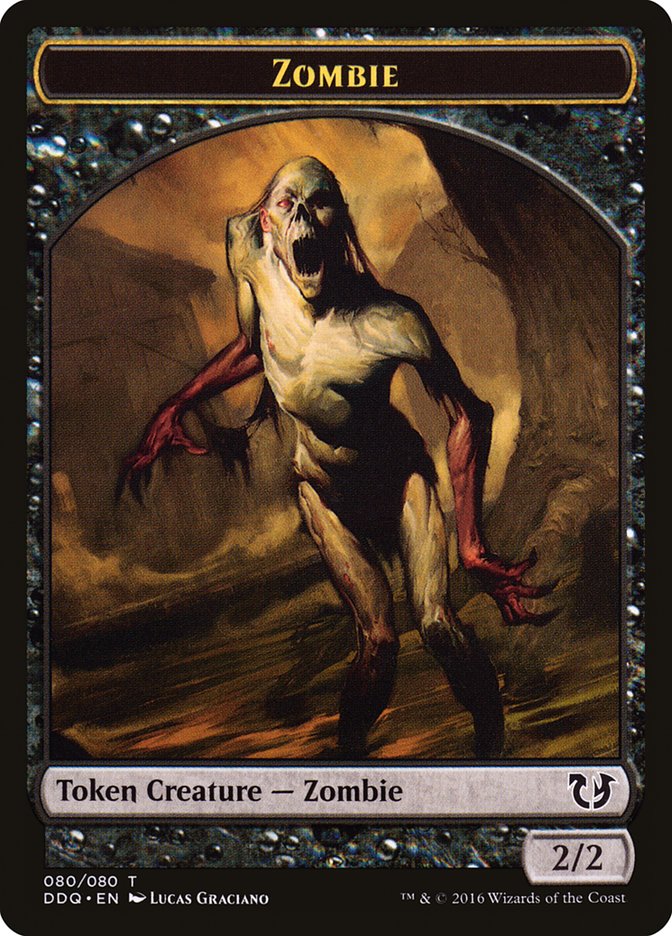 {T} Zombie Token [Duel Decks: Blessed vs. Cursed][TDDQ 080]