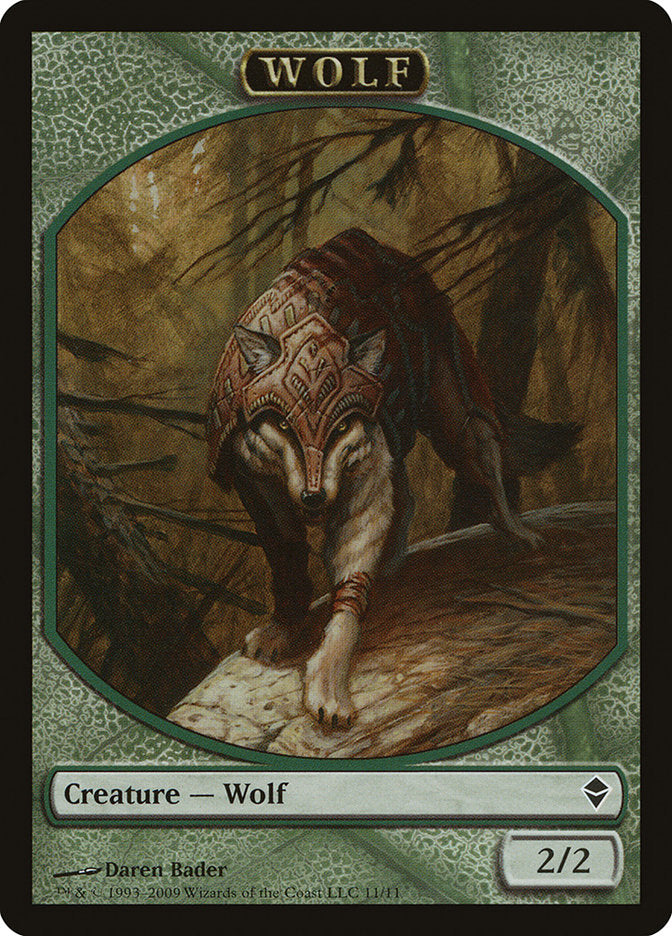 {T} Wolf Token [Zendikar Tokens][TZEN 011]