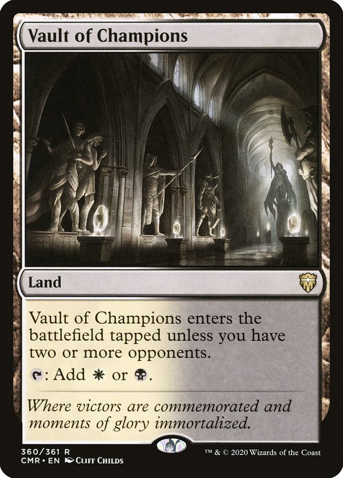 {R} Vault of Champions [Commander Legends][CMR 360]