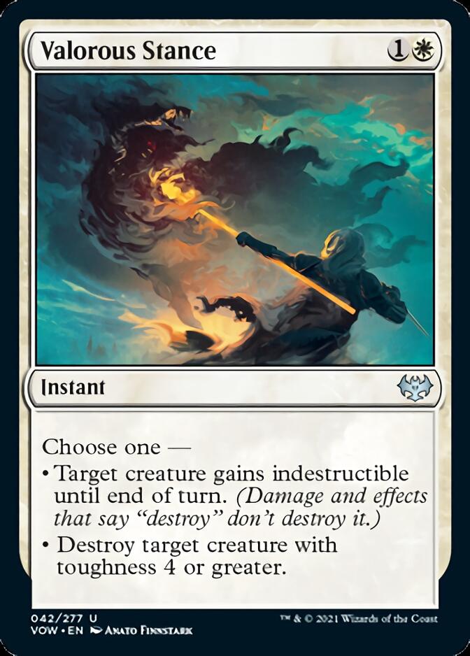 {C} Valorous Stance [Innistrad: Crimson Vow][VOW 042]