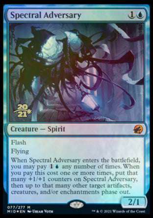 {R} Spectral Adversary [Innistrad: Midnight Hunt Prerelease Promos][PR MID 077]