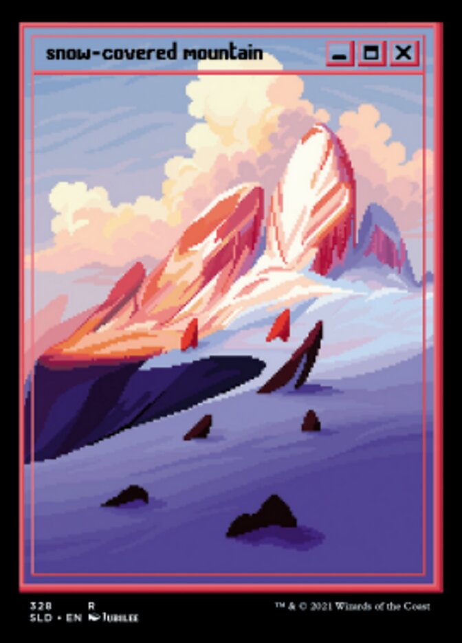 {R} Snow-Covered Mountain (328) [Secret Lair Drop Series][SLD 328]