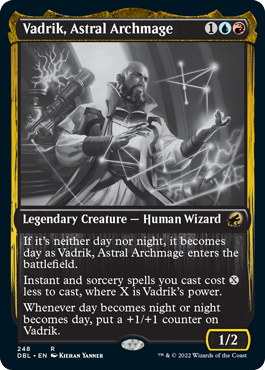 {R} Vadrik, Astral Archmage [Innistrad: Double Feature][DBL 248]