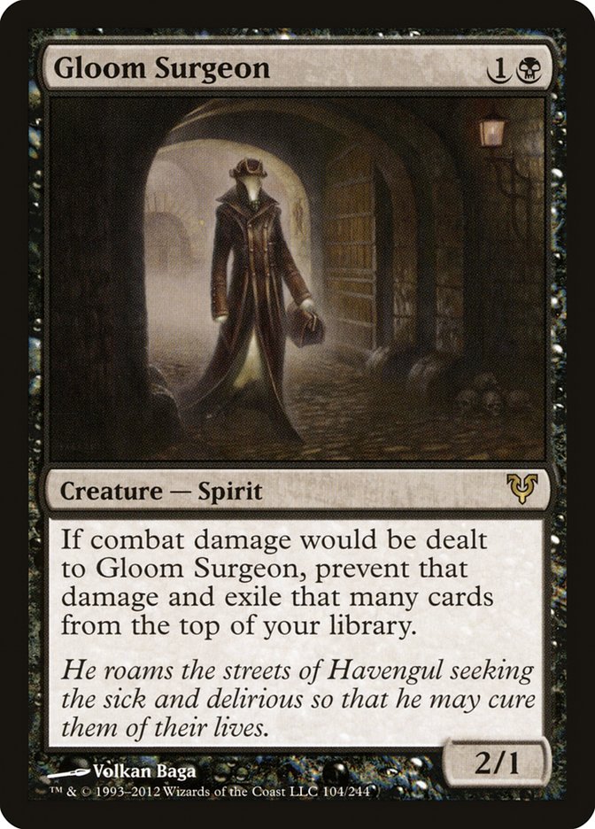 {R} Gloom Surgeon [Avacyn Restored][AVR 104]