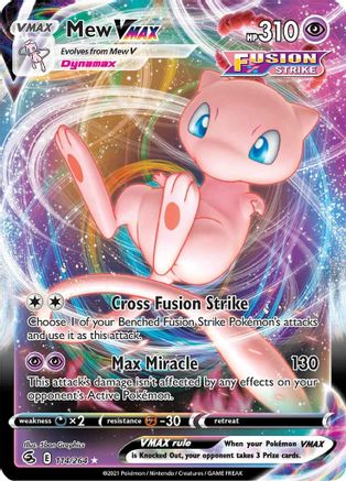 [PKM-R] Mew VMAX (114/264) [Sword & Shield: Fusion Strike]