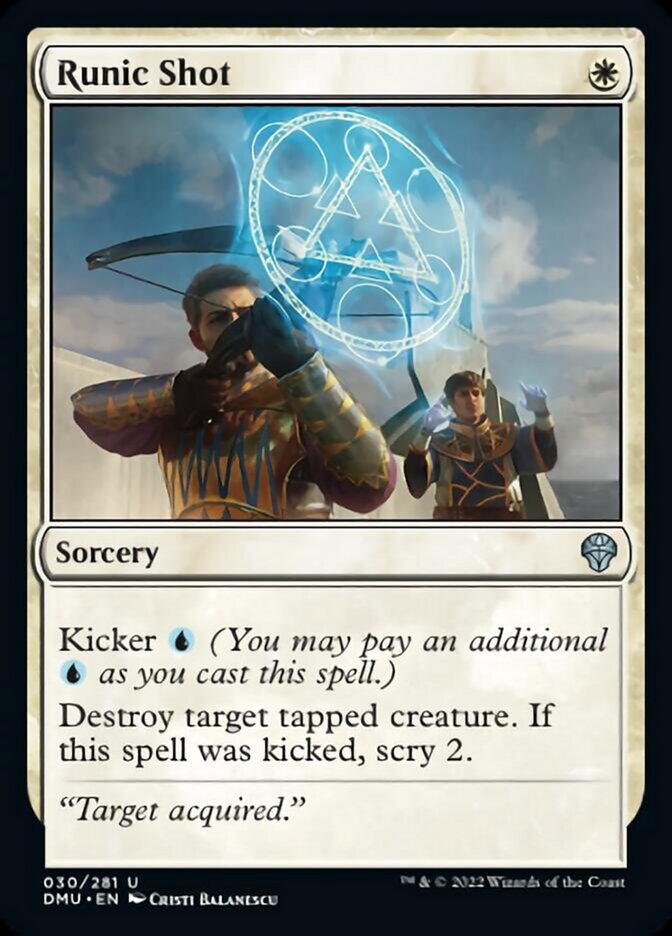 {@C} Runic Shot [Dominaria United][DMU 030]