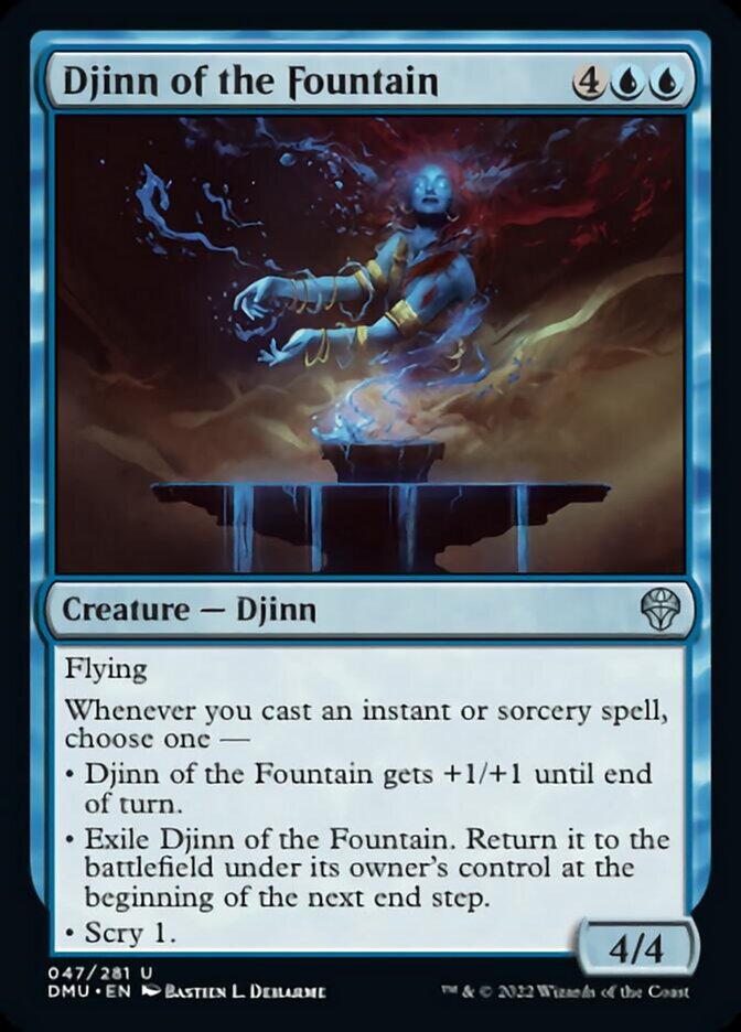 {@C} Djinn of the Fountain [Dominaria United][DMU 047]