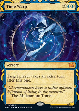 {R} Time Warp (Foil Etched) [Strixhaven: School of Mages Mystical Archive][ET STA 022]