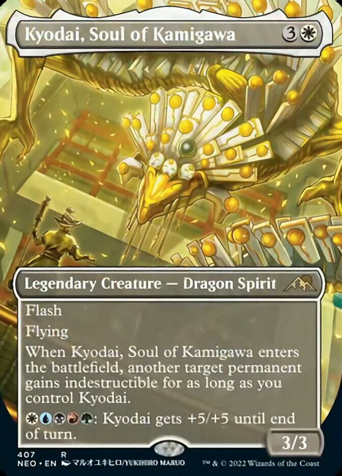 {R} Kyodai, Soul of Kamigawa (Borderless Alternate Art) [Kamigawa: Neon Dynasty][NEO 407]