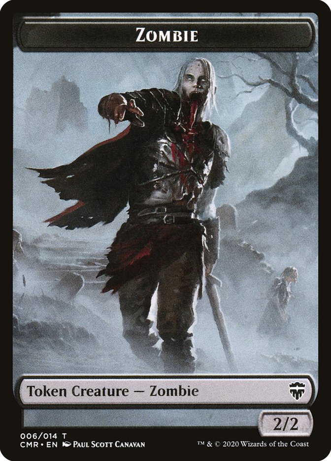 {T} Zombie Token [Commander Legends Tokens][TCMR 006]