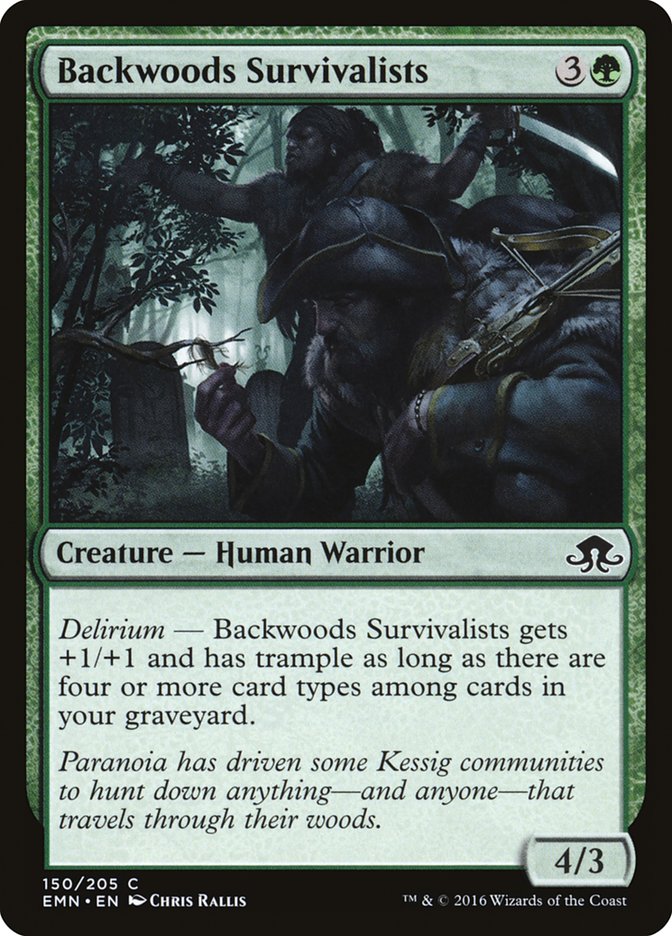 {C} Backwoods Survivalists [Eldritch Moon][EMN 150]