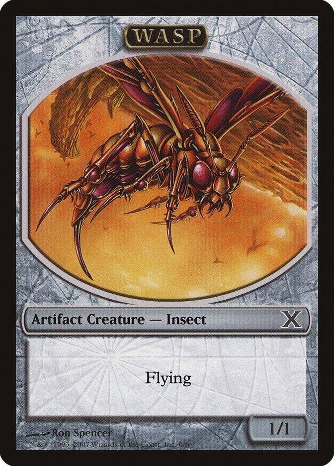 {T} Wasp Token [Tenth Edition Tokens][T10E 006]