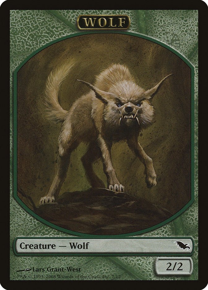 {T} Wolf Token [Shadowmoor Tokens][TSHM 007]