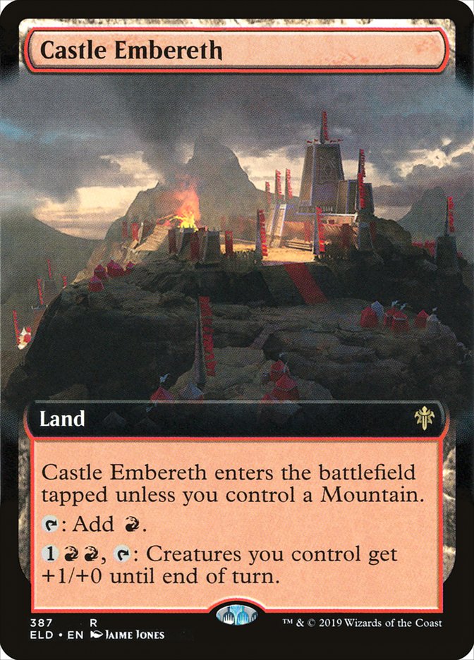 {R} Castle Embereth (Extended Art) [Throne of Eldraine][ELD 387]