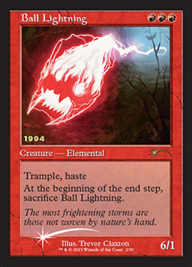 {R} Ball Lightning [30th Anniversary Promos][PA 30A 002]