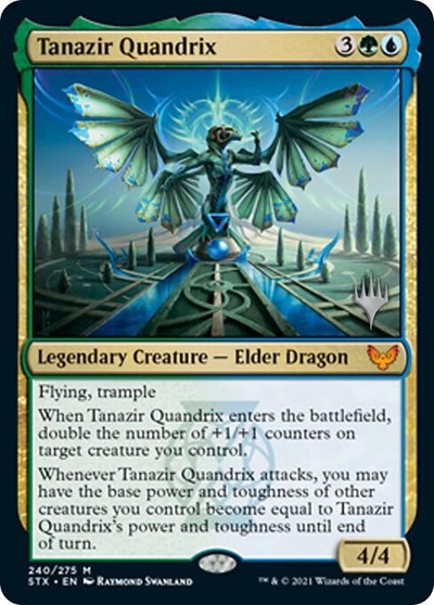 {R} Tanazir Quandrix (Promo Pack) [Strixhaven: School of Mages Promos][PP STX 240]