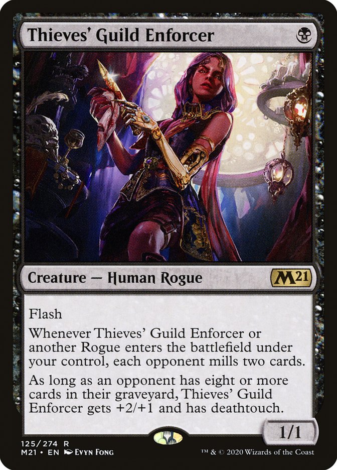 {R} Thieves' Guild Enforcer [Core Set 2021][M21 125]