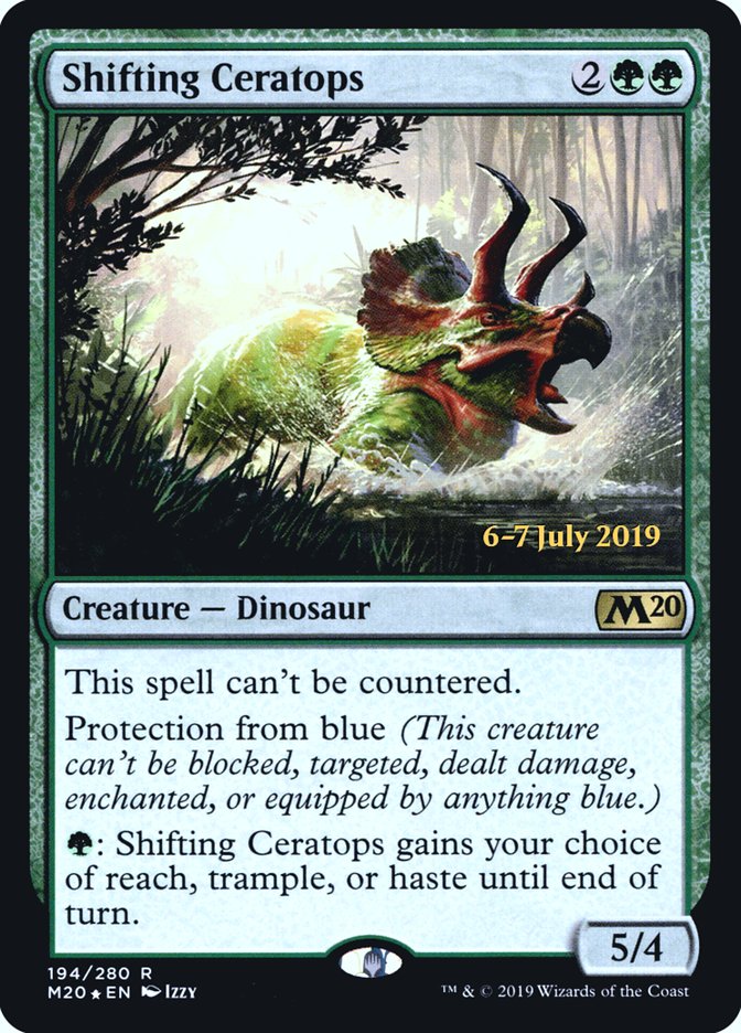 {R} Shifting Ceratops [Core Set 2020 Prerelease Promos][PR M20 194]