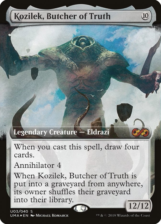 {R} Kozilek, Butcher of Truth (Topper) [Ultimate Masters Box Topper][UMA U3]