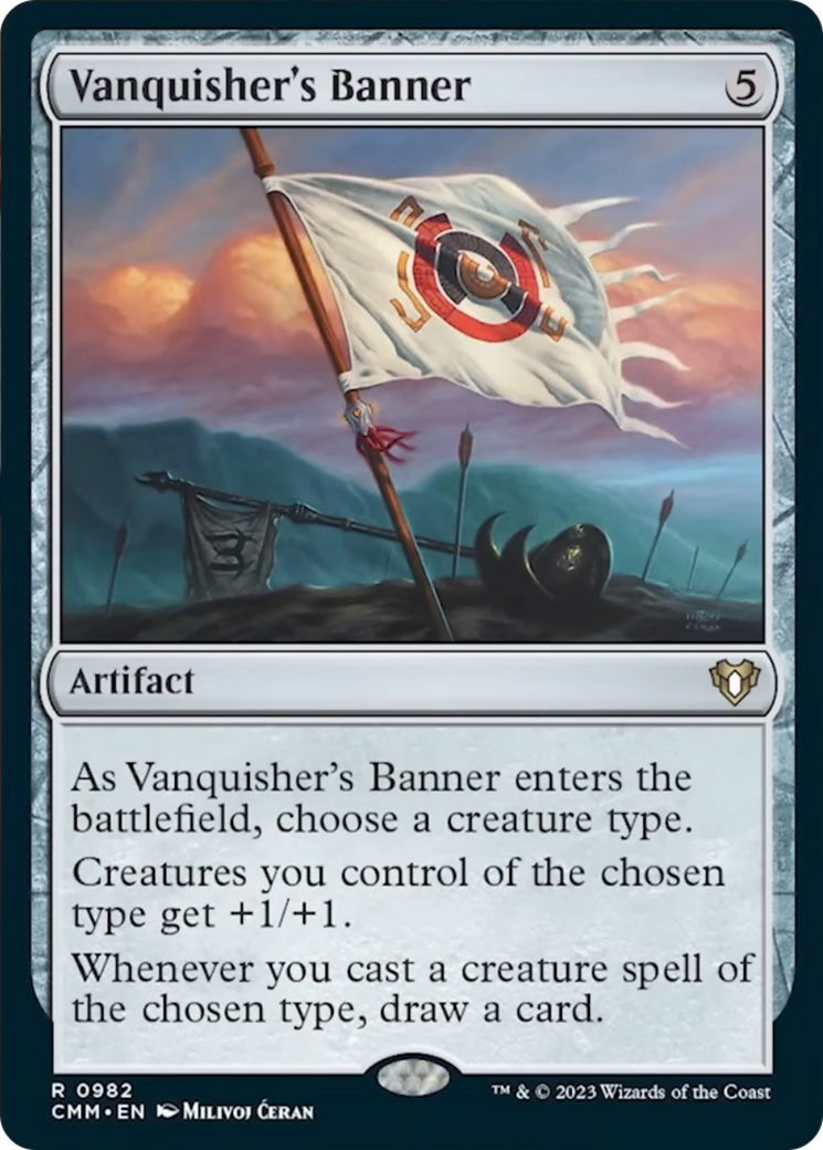 {R} Vanquisher's Banner [Commander Masters][CMM 982]